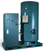 Evolution - High Efficiency Hot Water Boilers - On/Off and Modulating, Indoor, Storage Tanks/Skid